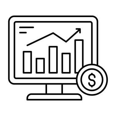 Çevrimiçi istatistiklerin en iyi tasarım simgesi 