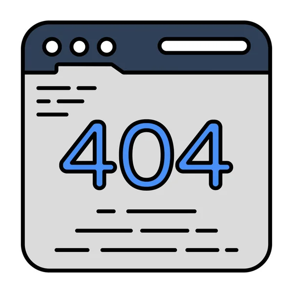 Kreatív Tervezési Vektor Hiba 404 — Stock Vector