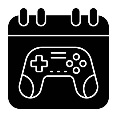 Oyun zamanlamasının modern tasarım simgesi 