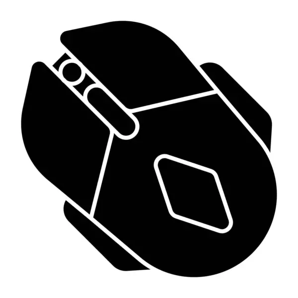 しっかりとしたデザイン マウスのアイコン — ストックベクタ