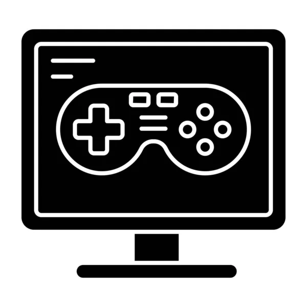 Прочный Дизайн Иконка Компьютерной Игры — стоковый вектор