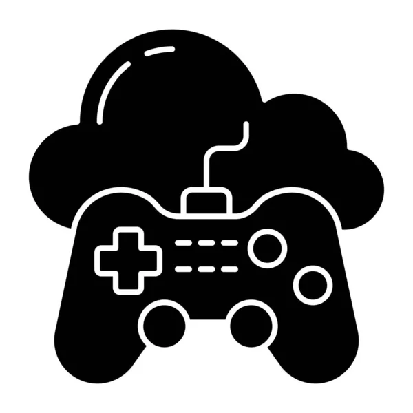Modern Design Icon Cloud Gaming — Vettoriale Stock