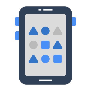 Düz tasarım, mobil oyunun simgesi