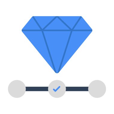 Elmasın trend tasarım simgesi 