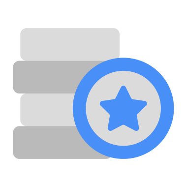 Kumarhane jetonlarının renkli tasarım simgesi