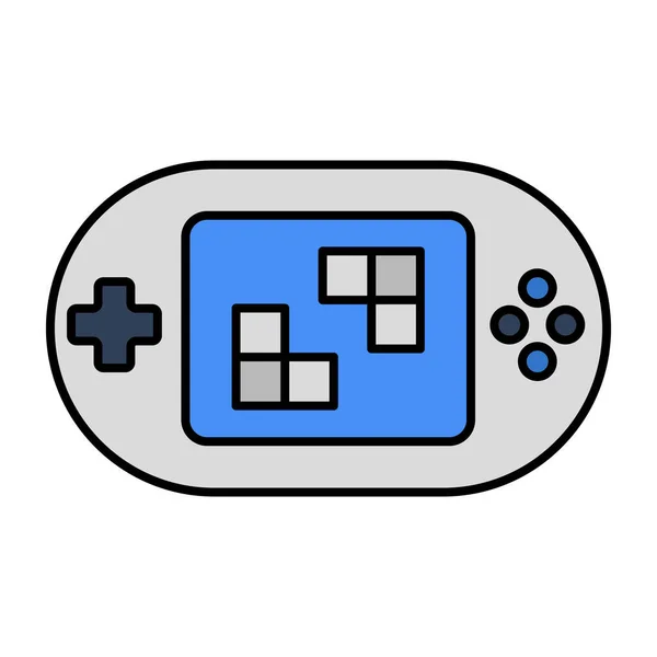 フラットデザイン ゲームコンソールのアイコン — ストックベクタ