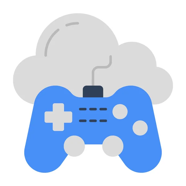 Modern Design Icon Cloud Gaming — Vector de stock