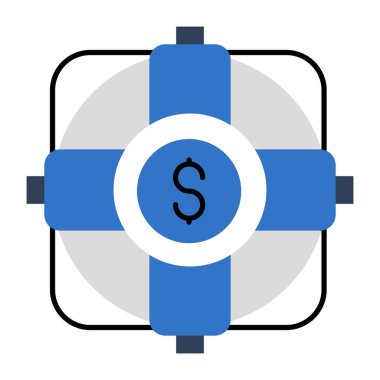 Finansal şamandıranın son moda vektör tasarımı 