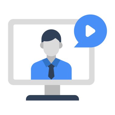 Premium download icon of video call 