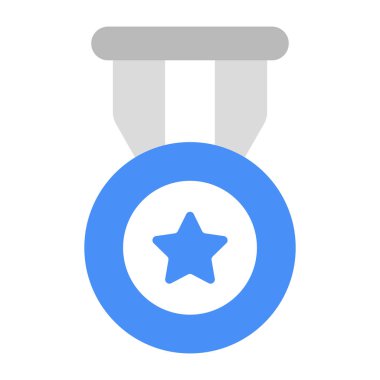 Yıldız madalyasının modern tasarım simgesi 