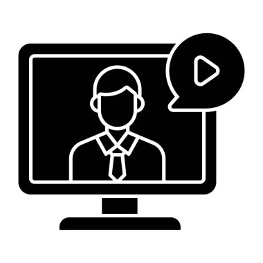 Premium download icon of video call 