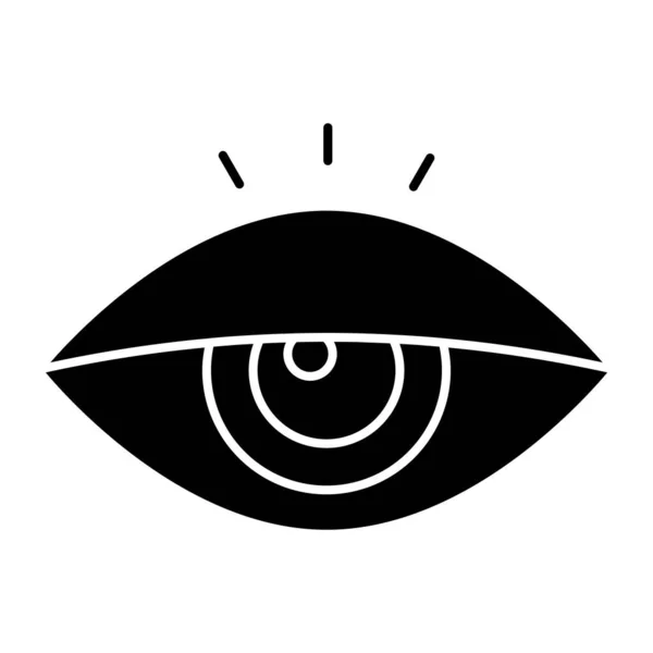 Desenho Ícone Olho — Vetor de Stock