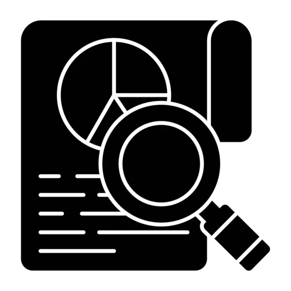 Icono Diseño Editable Del Análisis Datos — Vector de stock