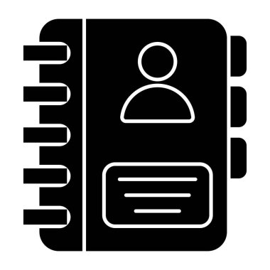 Premium download icon of contact book