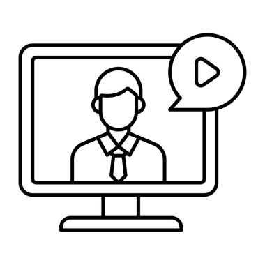 Premium download icon of video call 