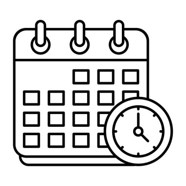 Zaman çizelgesinin mükemmel tasarım simgesi 