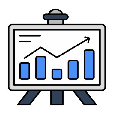 İş sunumunun eşsiz bir tasarım simgesi 