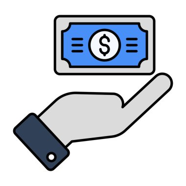 Modern design icon of donation