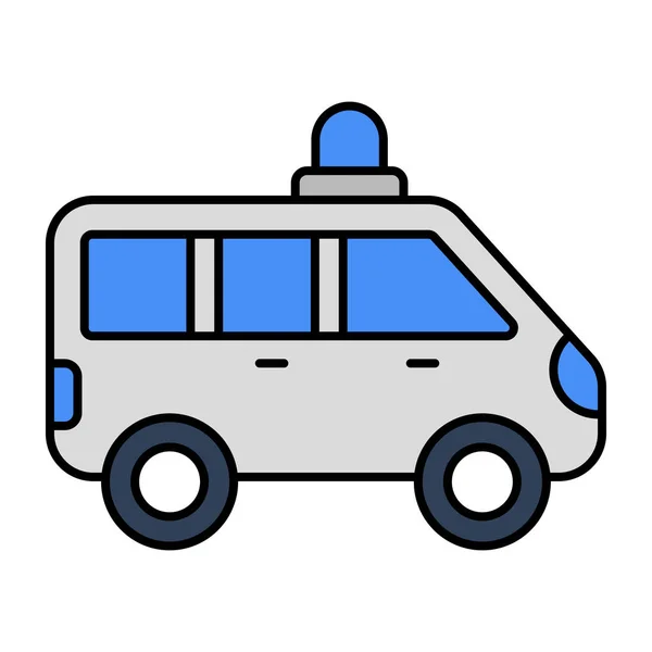 Vector Design Ambulance Medical Emergency Vehicle — Stock Vector