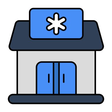 Kliniğin modern tasarım simgesi 