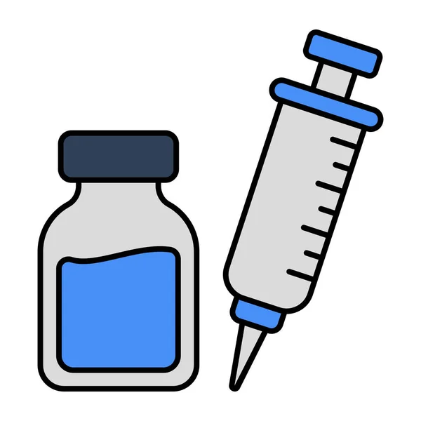 Premium Download Icon Vaccination — ストックベクタ