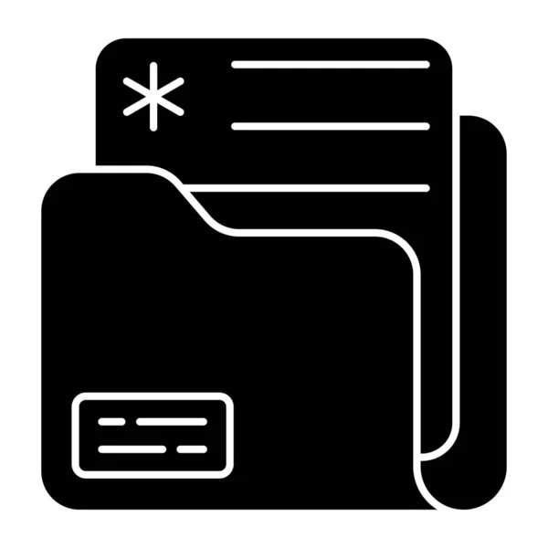 Premium Download Icon Medical Folder — Stockový vektor