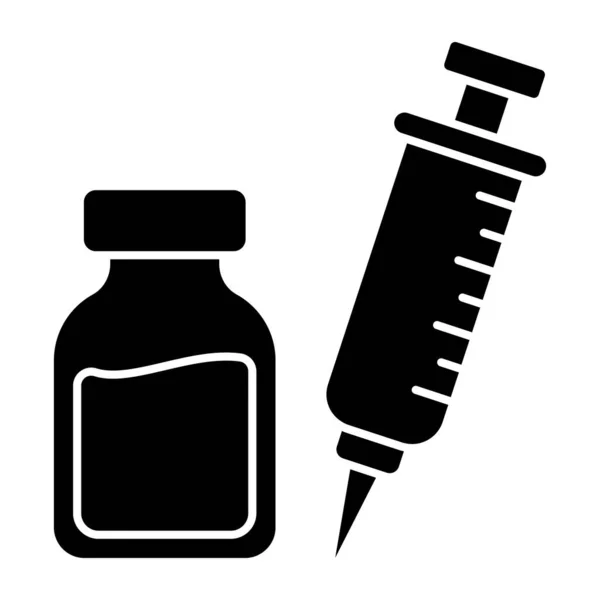 Premium Download Icon Vaccination — Stok Vektör
