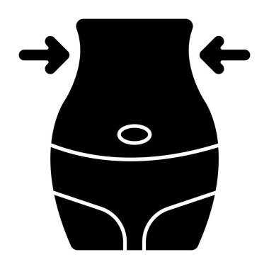 Premium download icon of slim waist