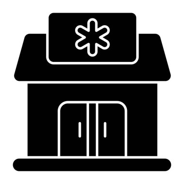 Kliniğin modern tasarım simgesi 