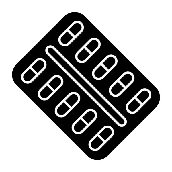 Editable Design Icon Pills Strip — Stockový vektor
