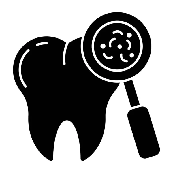 Піктограма Преміум Звантаження Зуба Пошуку — стоковий вектор