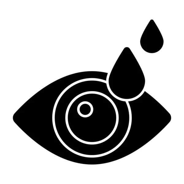 Сучасний Іконка Дизайну Крапель Очей — стоковий вектор