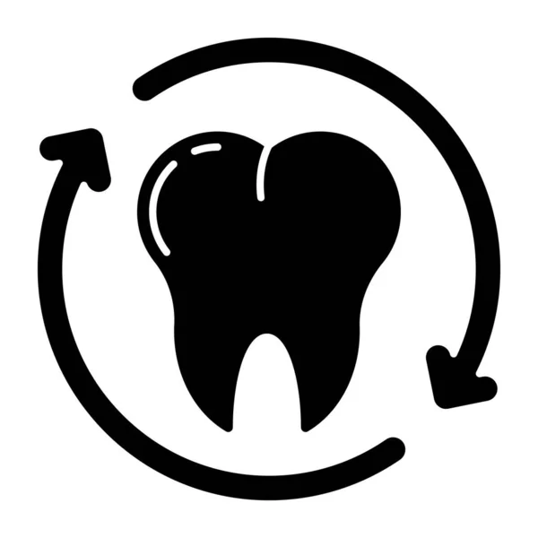 Ícone Design Moderno Substituição Dentes —  Vetores de Stock