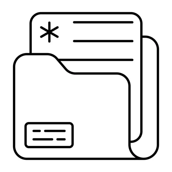 Premium Download Icon Medical Folder — Stockvector