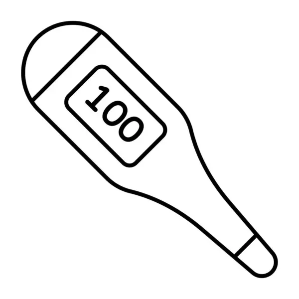 Editable Design Icon Digital Thermometer —  Vetores de Stock