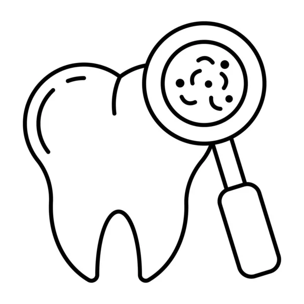 Premium Download Symbol Der Suche Zahn — Stockvektor
