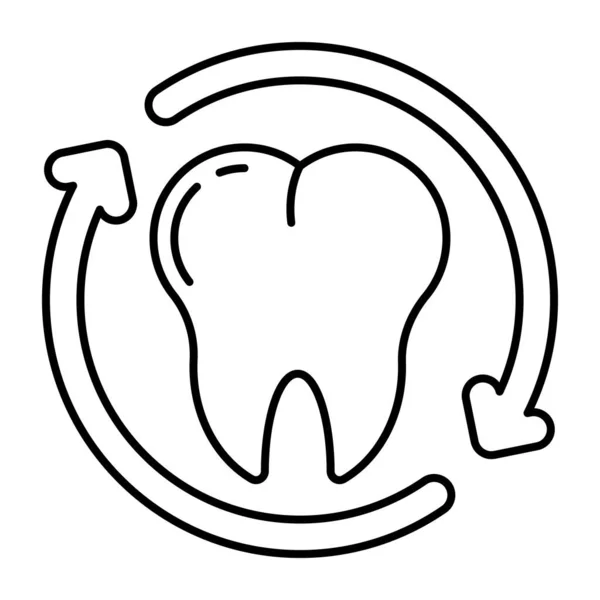 Сучасний Дизайнерський Значок Заміни Зуба — стоковий вектор