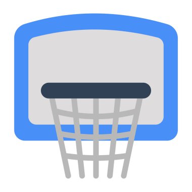 Düzenlenebilir tarzda basketbol potası simgesi