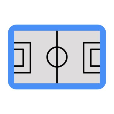 Hokey sahasının mükemmel tasarım simgesi.