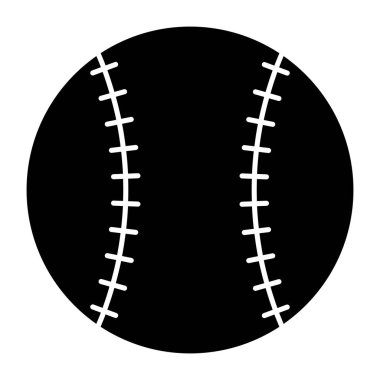 Beyzbolun düzenlenebilir tasarım simgesi 