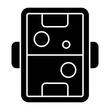 Hokey sahasının mükemmel tasarım simgesi.