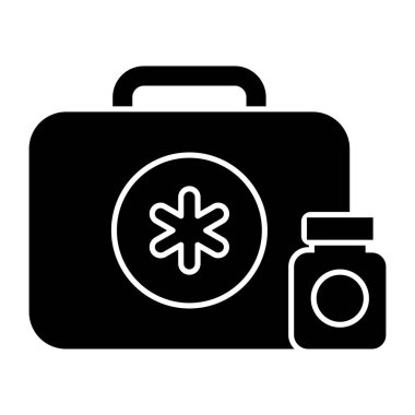 İlk yardım kitinin vektör tasarımı