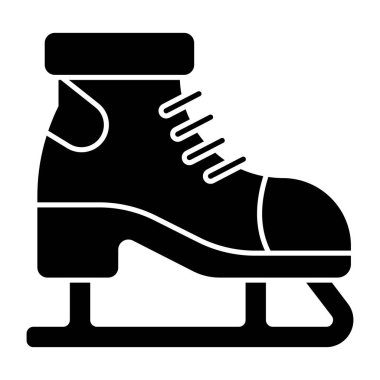 Vector design of ice skate 