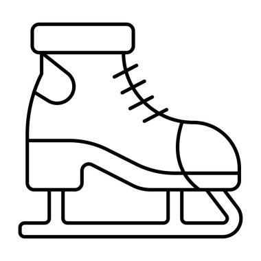 Vector design of ice skate 