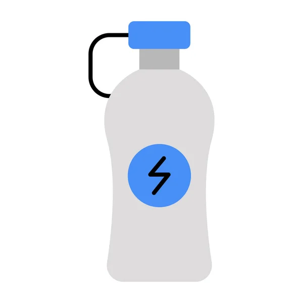 Editable Design Icon Water Bottle — Stockový vektor