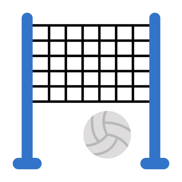 Premium Download Icoon Van Volleybal Spel — Stockvector