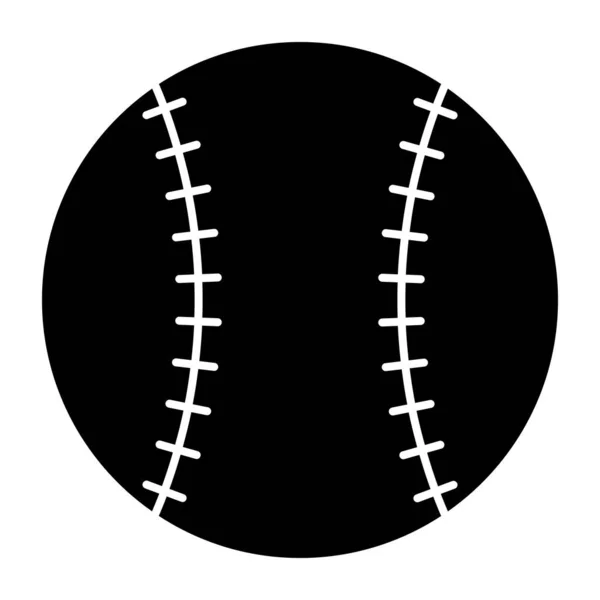 Ícone Design Editável Beisebol — Vetor de Stock