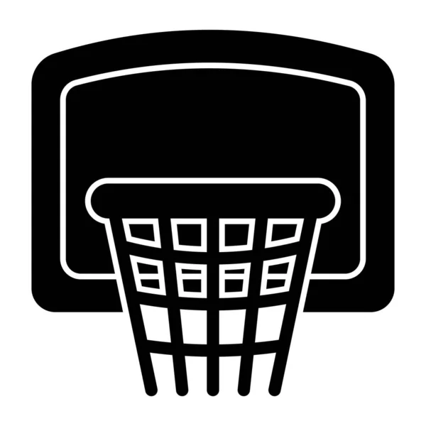 Basketball Hoop Icon Editable Style — Stockový vektor