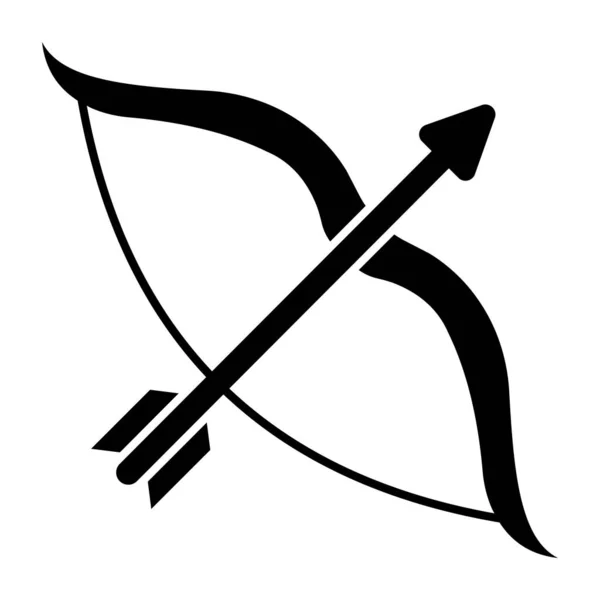 Board Archery Arrow Showcasing Hitting Game — Stock Vector
