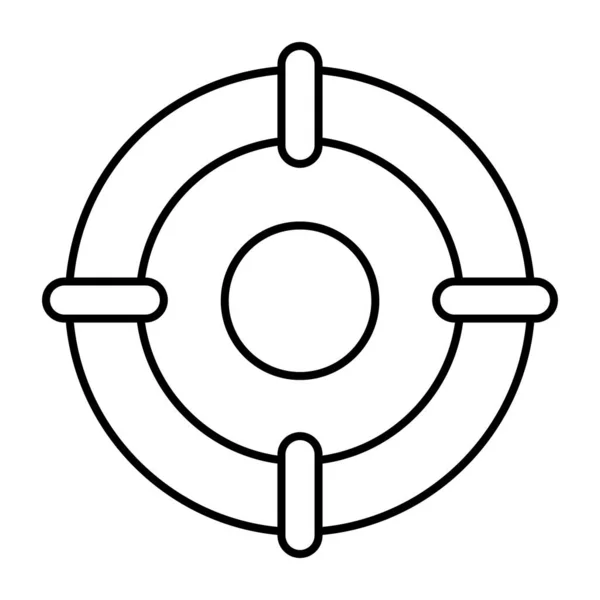 Eine Perfekte Design Ikone Fadenkreuz — Stockvektor